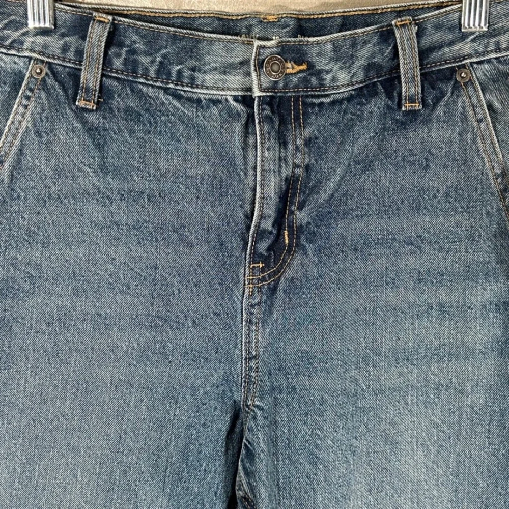 Old‎ Navy Kids Baggy Carpenter Jeans Blue Denim Adjustable Waist Size 18